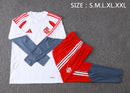 Conjunto de Treino de Inverno Internacional 2026/27 Branco e Vermelho
