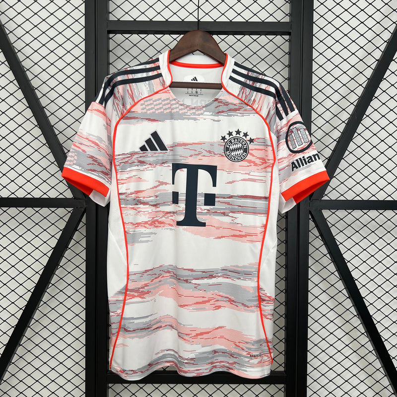 Camisa de futebol reserva masculina do Bayern de Munique 2025/26