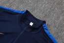 Conjunto de Treino de Inverno França 2026/27 Branco e Azul-Marinho