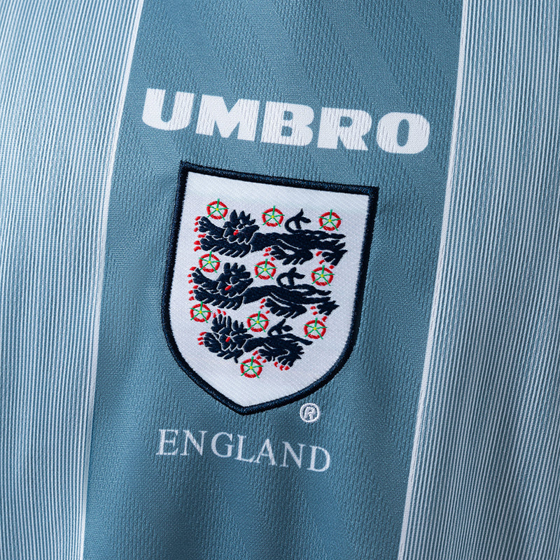 Camisa Seleção Inglaterra Retro 1996 - Manga Longa - Allteams Imports