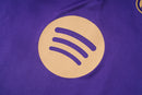 Conjunto de Treino de Inverno Barcelona 2026/27 Roxo e Preto com Dourado