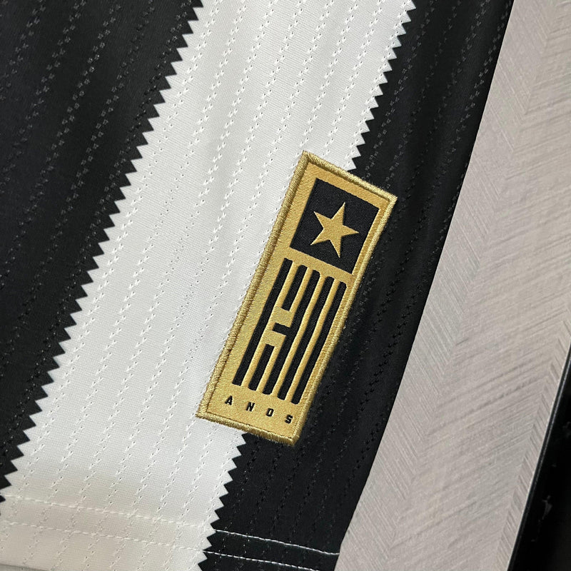 Camisa Botafogo 24/25 + Pach de Campeão da Libertadores 2024 (Masculina)