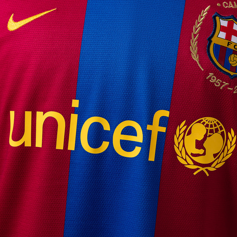 Camisa Barcelona 2007/08 - Manga Longa - Allteams Imports