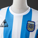 Camisa Seleção Argentina Retro 1986 - Manga Longa - Allteams Imports