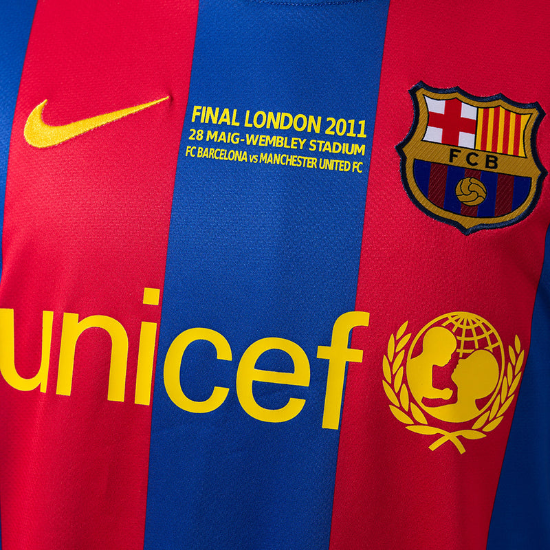 Camisa Barcelona 2010/11 (Final Champios) - Manga Longa - Allteams Imports