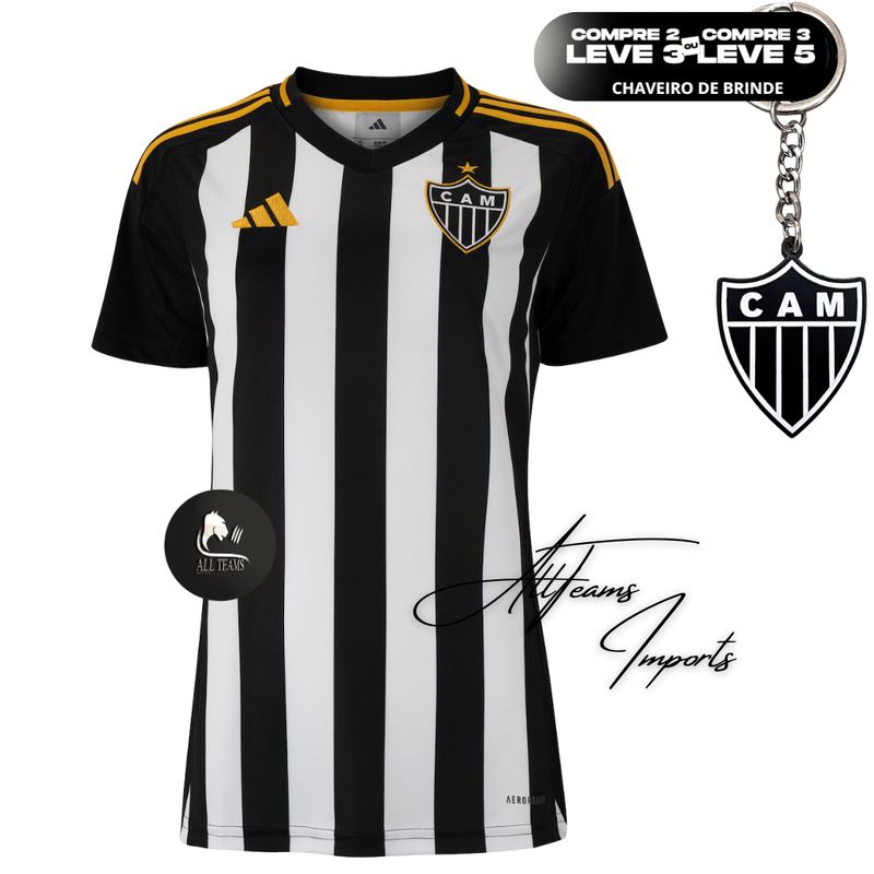 Camisa Atlético Mineiro 25/26 (Feminina) - Allteams Imports