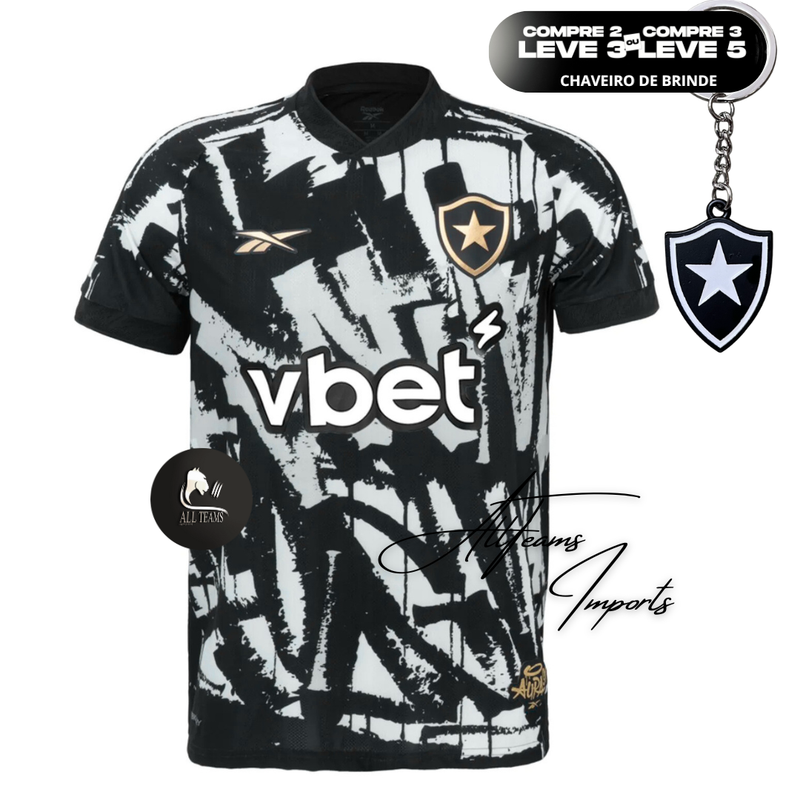 Camisa Botafogo Reebok 25/26 Masculina - Allteams Imports