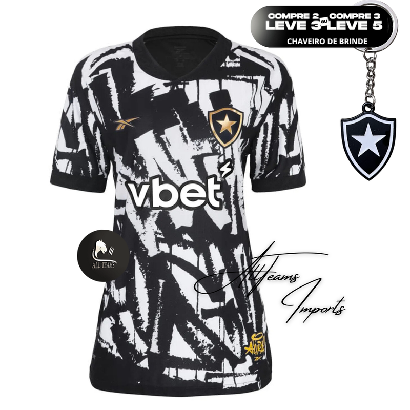 Camisa Botafogo Reebok 25/26 Feminina- Allteams Imports