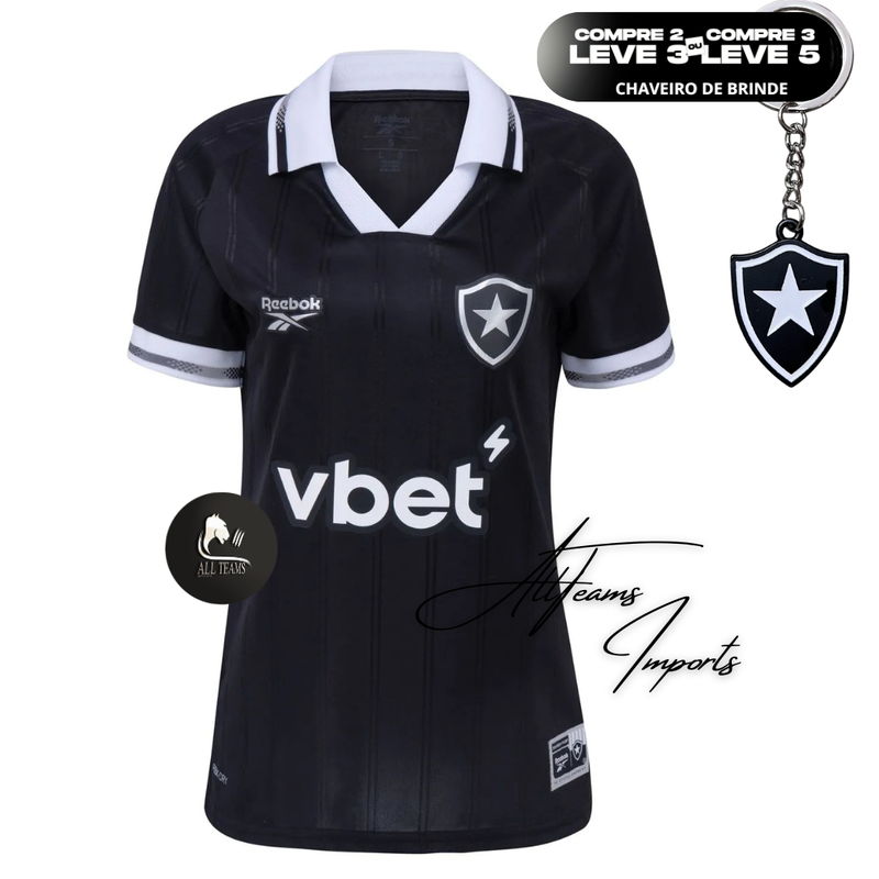 Camisa Botafogo Reebok Away 25/26 (Feminina) - Allteams Imports