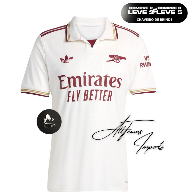 Camisa Arsenal III 25/26 Torcedor - Allteams Imports