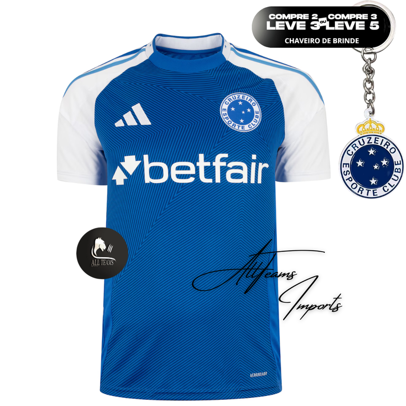 Camisa Cruzeiro 25/26 (Masculino) Torcedor - Allteams Imports