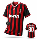 Camisa Retrô AC Milan 2010 Ronaldinho Gaúcho
