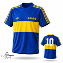 Camisa Retrô Boca Juniors 1981 Titular Maradona 10
