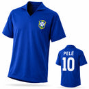 Camisa Retrô Seleção Brasileira 1958 Rei Pelé 10 Personalizada