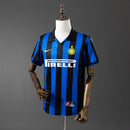 Camisa Retrô Inter de Milão 1998/99 Ronaldo Fenômeno 9 Masculina