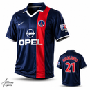 Camisa Retrô PSG 2001/02 Ronaldinho Gaúcho