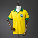 Camisa Retrô Seleção Brasileira 1958 Rei Pelé Personalizada