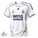 Camisa Retrô Real Madrid 2006/07 Home Branca Siemens Mobile Premium | Allteams Imports