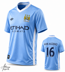 Camisa Retrô Manchester City 2011/12 Agüero 16 Home Premium | Allteams Imports