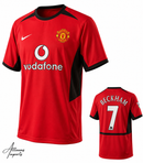 Camisa Retrô Manchester United 2002/04 Beckham 7 Home Premium | Allteams Imports