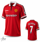 Camisa Retrô Manchester United 1998/99 Beckham 7 Home Premium | Allteams Imports