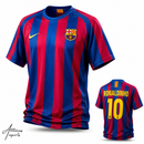 Camisa Retrô Barcelona 2005/06 Ronaldinho 10 R10 Bruxo Premium | Allteams Imports