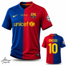 CAMISA RETRÔ DO BARCELONA - MESSI 10 - HOME 08/09