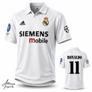 Camisa Retrô Real Madrid 2002/03 Ronaldo 11 Home Premium | Allteams Imports