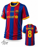 Camisa Retrô Barcelona 2010/11 Home Iniesta 8 Premium | Allteams Imports