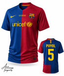 Camisa Retrô Barcelona 2008/09 Home Puyol 5 Premium | Allteams Imports