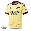 Camisa Arsenal 26/27 Away Amarela Masculina Premium | Allteams Imports