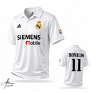 Camisa Retrô Real Madrid 2002/03 Ronaldo 11 Home Premium | Allteams Imports