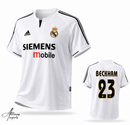 Camisa Retrô Real Madrid 2004/05 Beckham 23 Home Premium | Allteams Imports