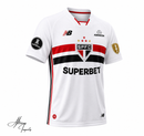 Camisa São Paulo 2026 + Patches Libertadores Premium | AllTeams