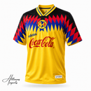 Camisa Retrô América de Cali 1995 Home Amarela Premium | Allteams Imports