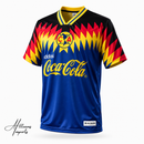 Camisa Retrô América de Cali 1995 Away Azul Premium | Allteams Imports