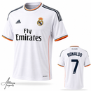Camisa Retrô Real Madrid 2013/14 Home Cristiano Ronaldo 7 Premium | Allteams Imports