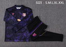 Conjunto de Treino de Inverno Barcelona 2026/27 Roxo e Preto