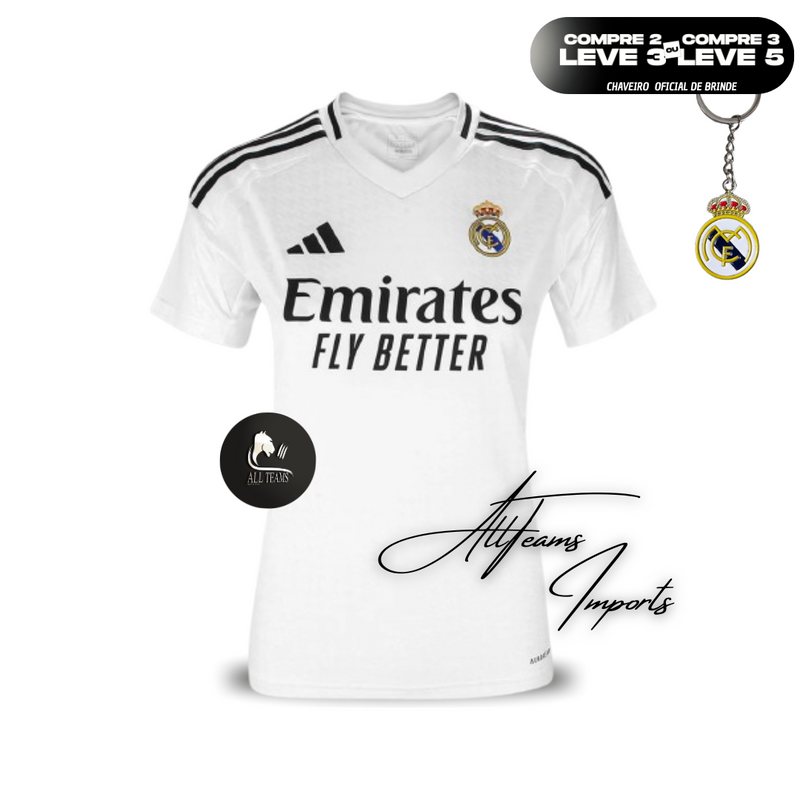 Camisa Real Madrid 24/25 (Feminina)