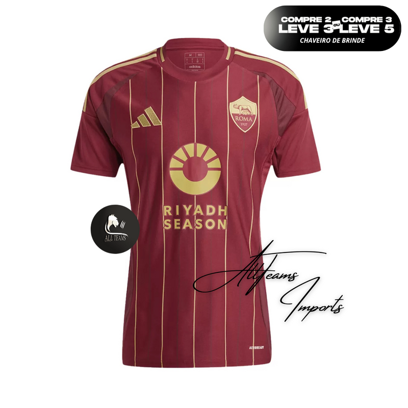 Camisa de futebol masculina Roma Home 2024/25 (Masculino)