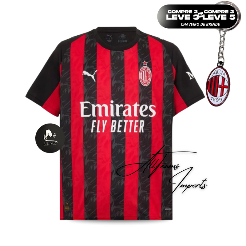 AC Milan Home Jersey 2025/26 Masculino