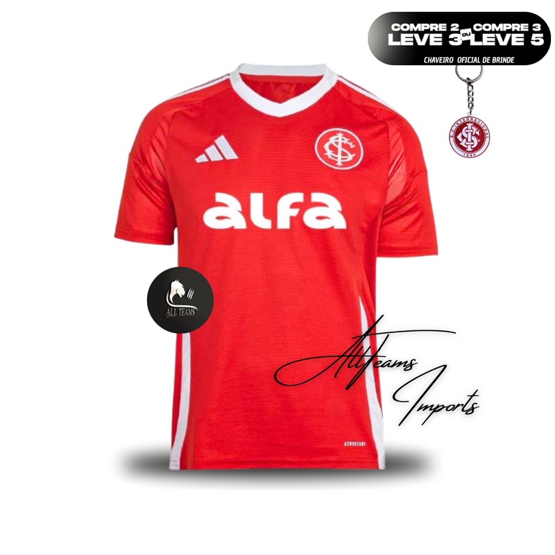 Camisa Masculino Lançamento Internacional  25/26 + Patrocinador ALFA