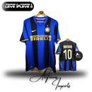 Camisa Retro 2008 Inter de Milão Adriano Imperador