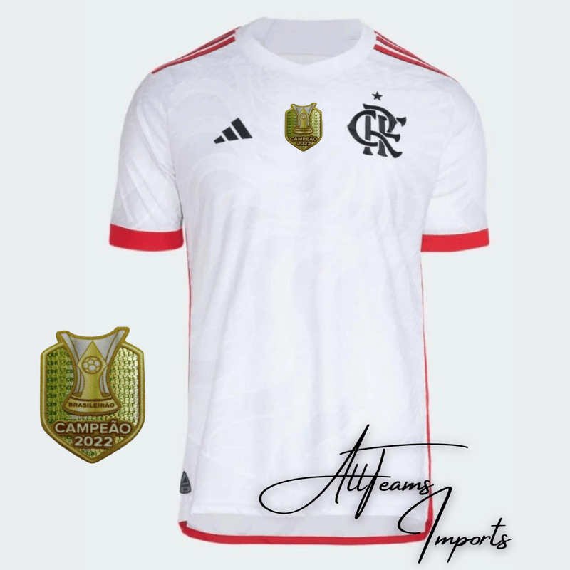 Camisa Flamengo II 24/25 + Pacth Campeão Brasileiro 2022