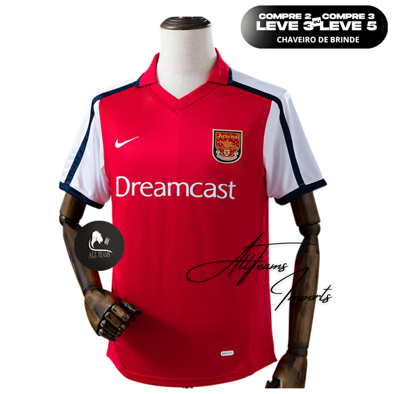Camisa Arsenal Retro 2001/02 - Allteams Imports
