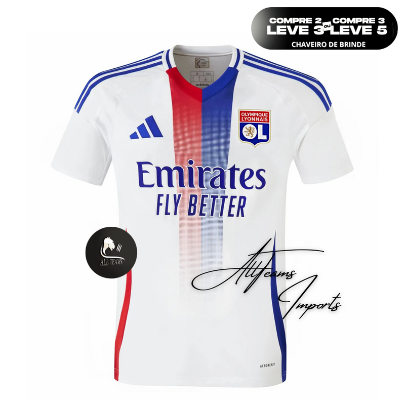 Camisa Torcedor Titular Lyon 2024/25 (Masculino)