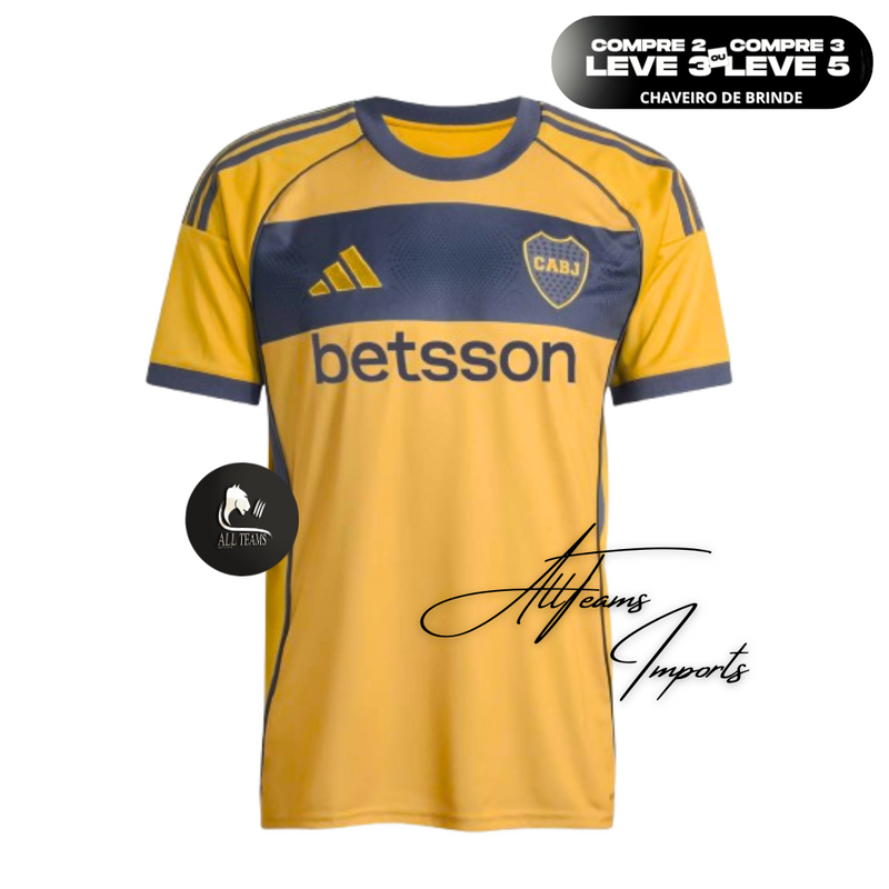 Camisa II Torcedor Boca Juniors 25/26 (Masculino)