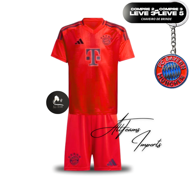 Kit Infantil Bayern de Munique (Camisa + Shorts) 2024/25