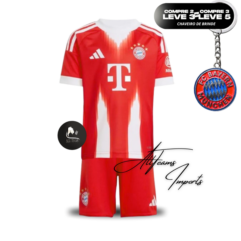 Kit Infantil Bayern de Munique (Camisa + Shorts) 2025/26