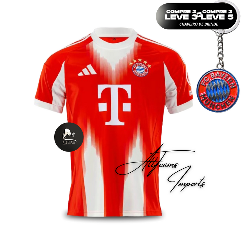 Camisa titular do Bayern de Munique 2025/26